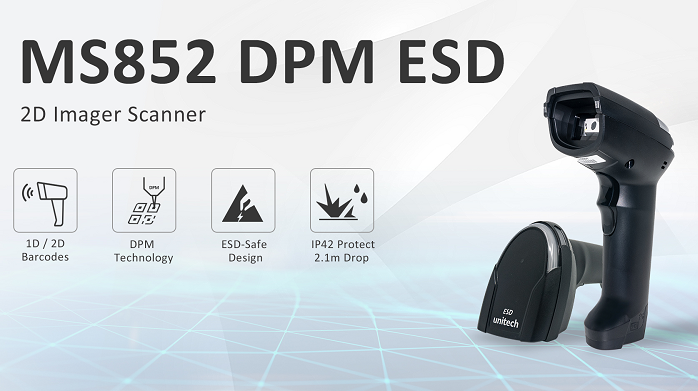 MS852 DPM ESD DPM 2次元イメージャスキャナ（ESD保護ボディ